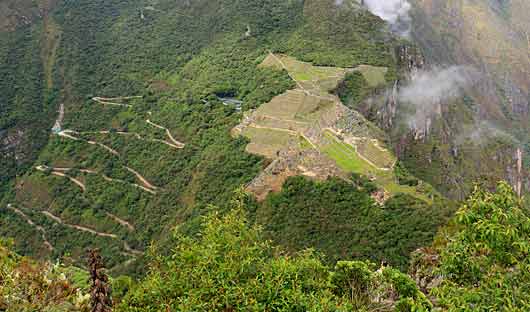 View From Huayna Picchu