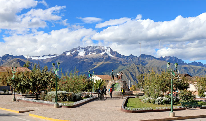 Town in the Sacred Valley, Peru