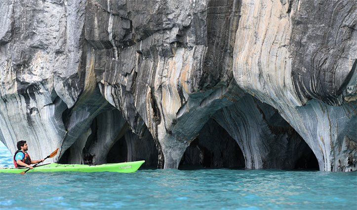 Kayaking Marble Caves Chile