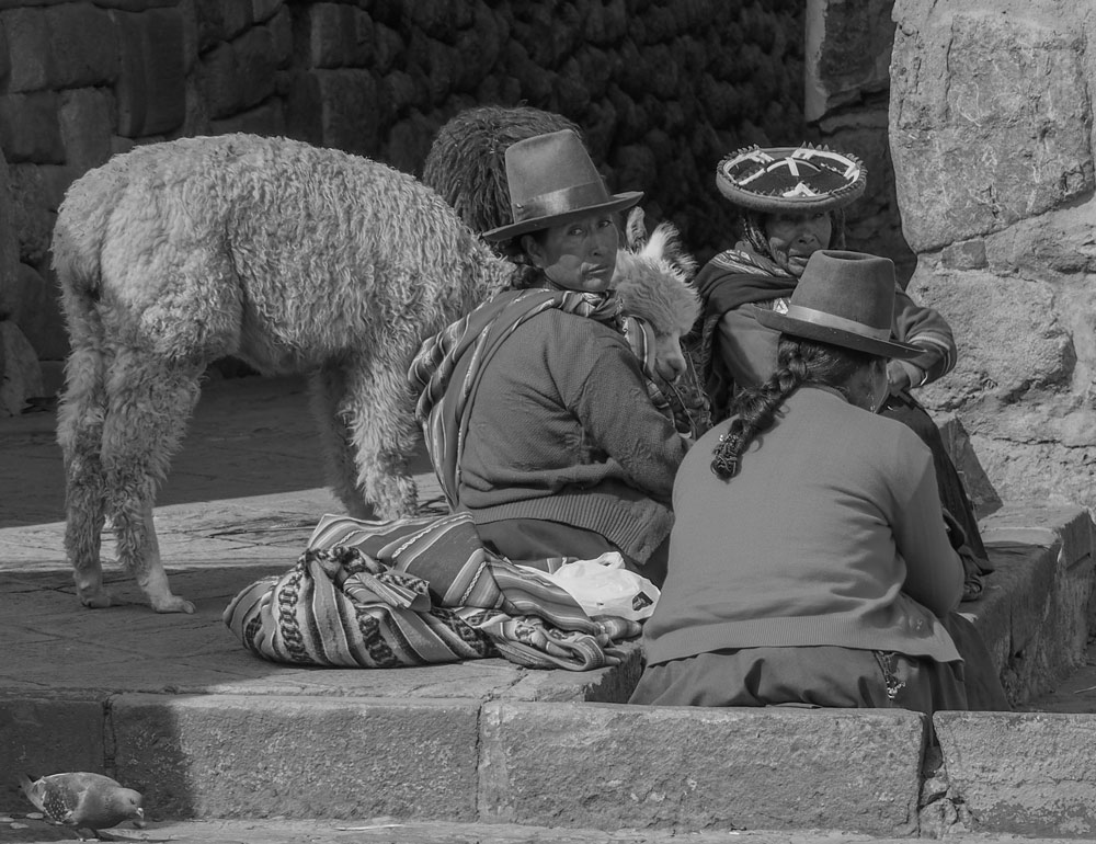Cuzco City locals by Andrew Moig