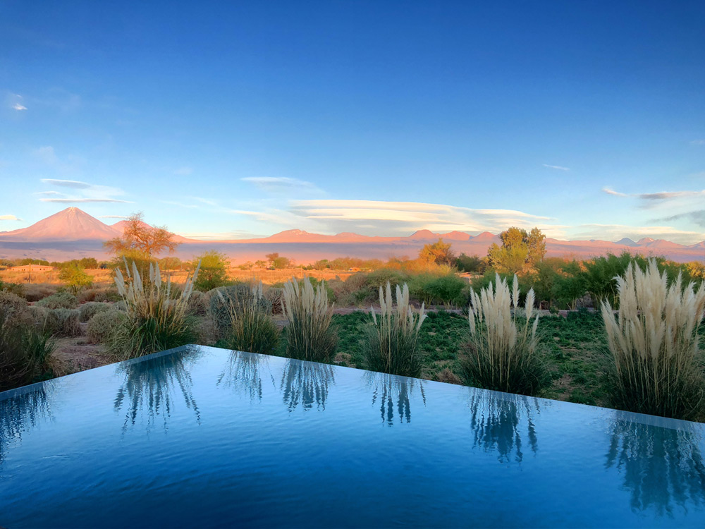 Pool with a view- Atacama, Chile by Peter Carlisle