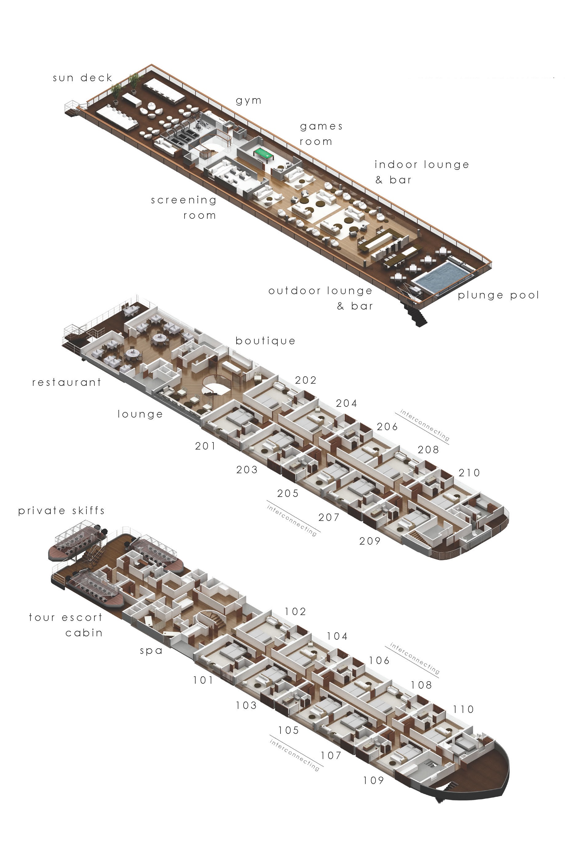 Aqua Nera Deck Plan | South America Travel Centre