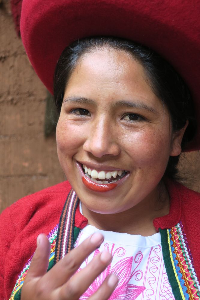 Cochineal Lipstick Chinchero Sacred Valley, Peru by Janet Keefe