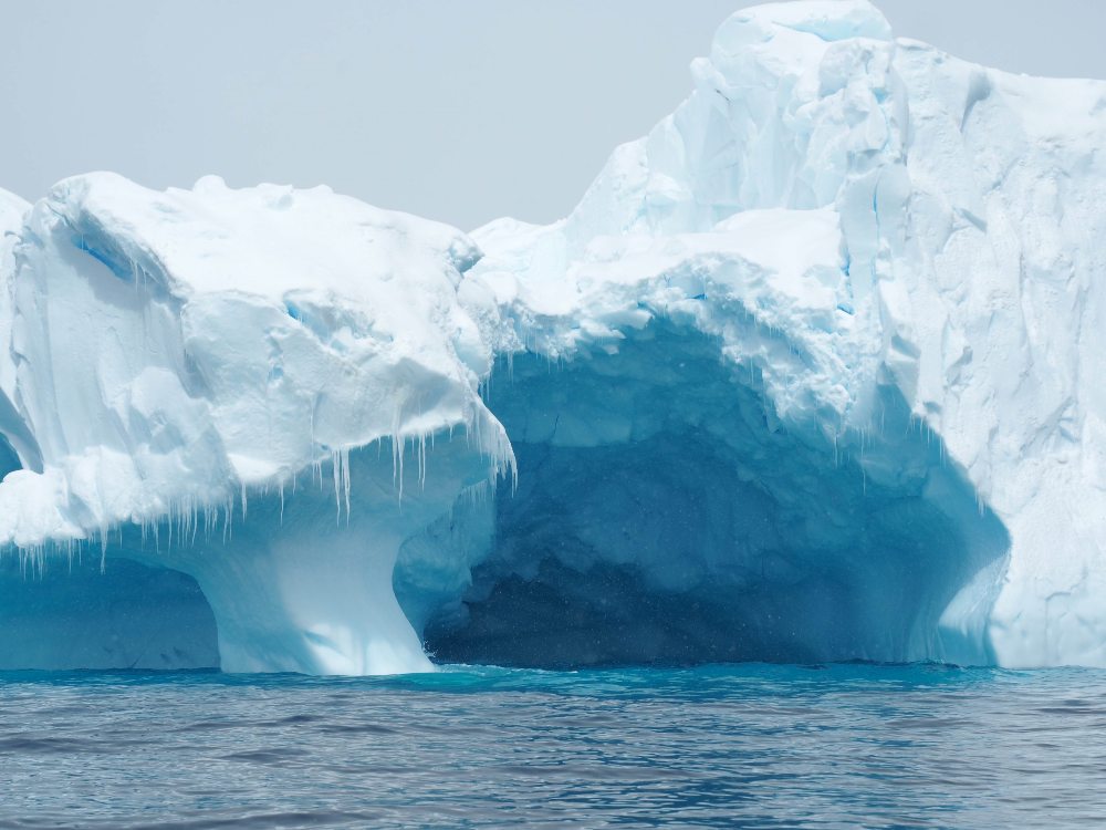 Antarctica Iceberg, Portal Point by Chris James